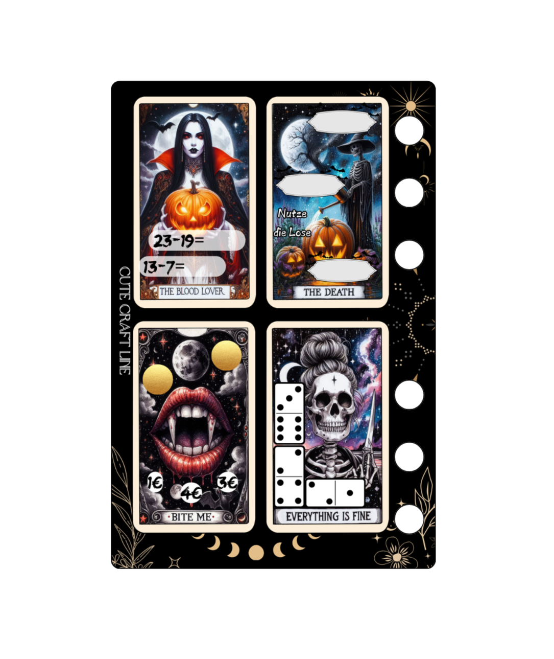 Tarot Halloween Mini Jahreschallenge