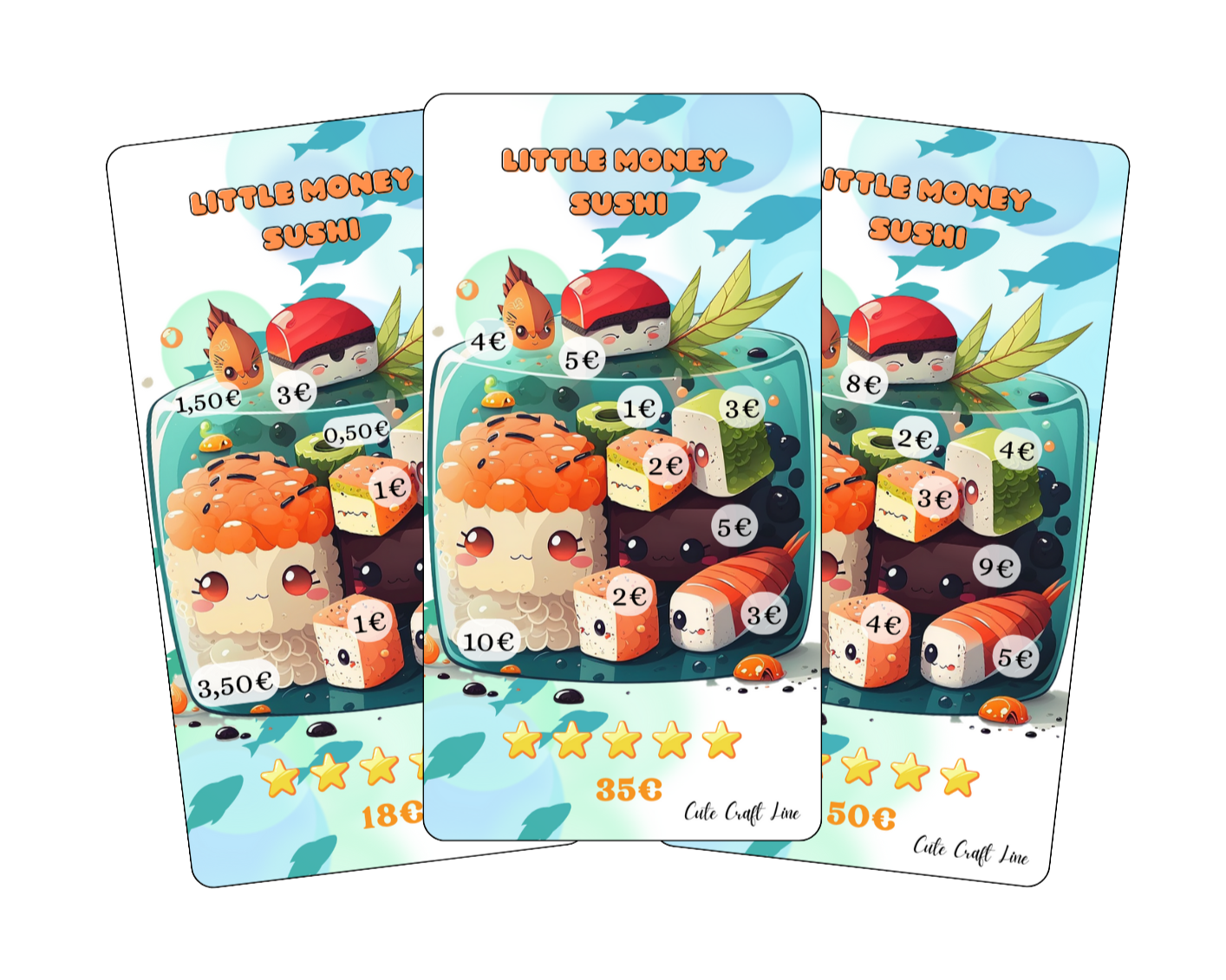 Little Money Sushi Kleingeldchallenge