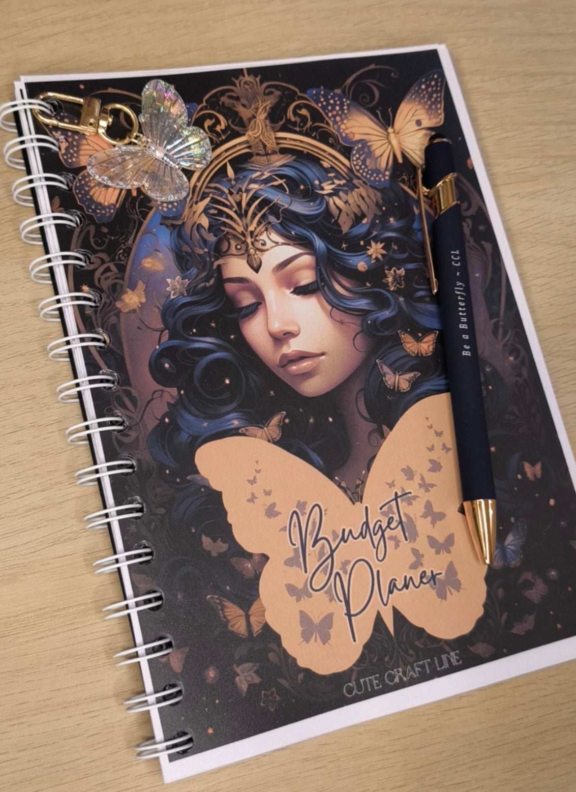 Budget Planer Butterfly mit Spiralbindung