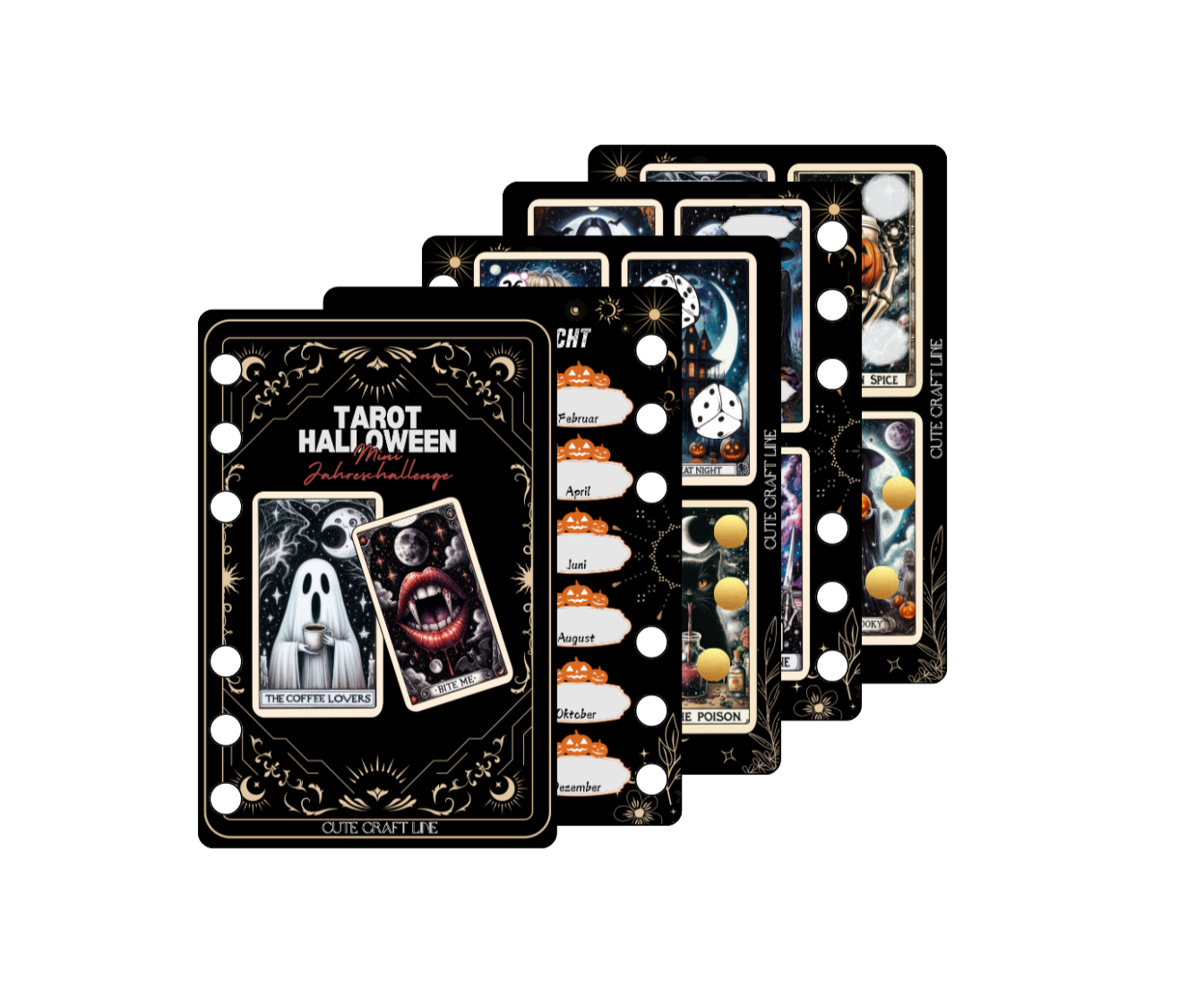 Tarot Halloween Mini Jahreschallenge
