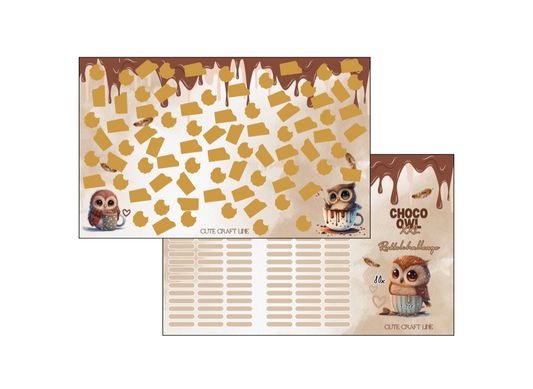 XXL Choco Owl Rubbelchallenge 3er Klappkarte