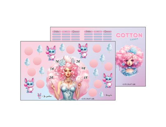 Cotton Candy 3er Klappkarte