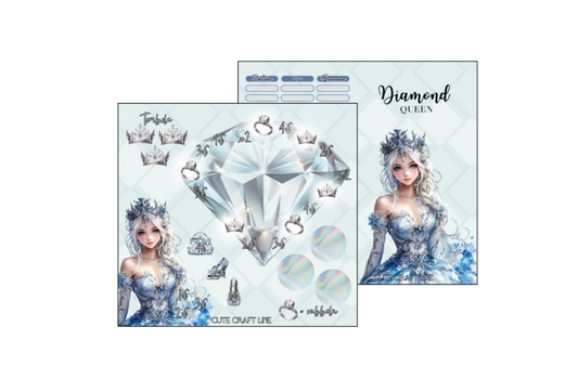 Diamond Queen 2er Klappkarte