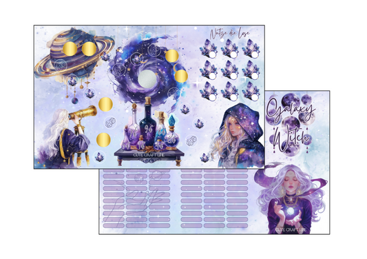 Galaxy Witch 3er Klappkarte