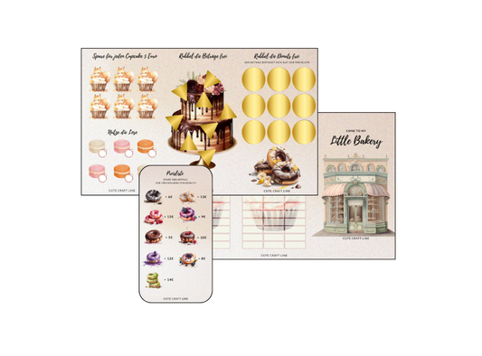 Little Bakery 3er Klappkarte