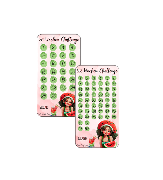 Melly Melon 26/56 Wochen Sparchallenge